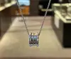 Versión Alta Collar de Cerámica Baojia para Mujer V Oro Oro Rosa Primavera Hombrecito Rojo Cadena para Cintura Clavícula Grande y Pequeña Caridad