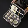 Conjunto de Chá Kung Fu Cerâmico Apsaras Voadoras de Dunhuang, Bandeja de Chá Portátil para Viagem Caixa de Presente, Evento Corporativo e Lembrança Empresarial