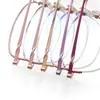 Gafas Ultraligeras de Titanio Puro para Miopía, Montura Estampado Leopardo para un Look Natural, Adecuadas para Rostros Cuadrados y Redondos, Venta al por Mayor C-7048