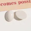 Outono e Inverno Retro Versátil Gradiente Lantejoula Oval Resina Meia-Lua Aplique DIY Brincos Elegantes Materiais para Acessórios Femininos