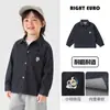 Jaqueta Jeans Macia para Meninos Europeus Estilo Primavera e Outono Roupas 2026 Novas Roupas Infantis Crianças Bebê Roupas de Outono Top