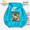Sudadera con capucha y forro polar de Héroe Invencible Mark Dibujos Animados Anime Suéter Holgado para Niños y Niñas Sudadera Casual