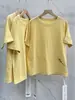[En Stock] Camiseta Suelta Casual Hecha en Japón con Bordado de Camaleón en Algodón Puro Colores Macaron, Talla 4-5