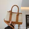 Bolsa de lona high-end Bolsa Crossbody Feminina Nova Grande Capacidade Moda Tote Bag Casual All-match Bolsa de Ombro