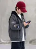 Chaqueta con capucha para niño, nuevo estilo primavera y otoño, chaqueta de béisbol de moda holgada, top casual moderno para niños mayores, ropa de otoño