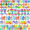 Matarratas pionero mini llavero colgante colgante para mochila burbuja para dedo juguete de descompresión musical FidgetToys