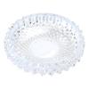 YG1008 cenicero de vidrio redondo tipo nido de pájaro venta al por mayor de fábrica cenicero de cristal transparente reticulado cenicero de oficina