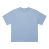 Camiseta de Algodón Puro Hilo Doble Cuello Redondo Manga Corta 310g Color Caramelo Holgada Off-Shoulder Manga Tres Cuartos para Hombre y Mujer Moderna y Versátil