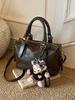 Bolsa de Grande Capacidade Feminina Outono e Inverno Versátil 2025 Nova Bolsa Transversal Retro Fosca Bolsa de Ombro Casual Bolsa Almofada para o Trabalho