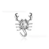 Pendientes de Aleación de Titanio F136 Mariposa Líquida Estrella de Cuatro Puntas Estrella Cruzada Labret Stud Joyería para Piercing DIY Accesorios Circonita