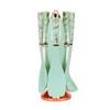 Set de Utensilios de Cocina de Silicona de 6 Piezas Antiadherente Cocinero Espátula Cuchara traje Cuchara para Cocinar Herramienta Espátula Cuchara de Grado Alimenticio Kit de Cuchara Espátula Bazooka