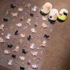Nuevos Pegatinas Estéreo para Uñas con Relieve de Familia de Gatos Sky Lindas de Alto Valor Adhesivas Decoración DIY para Cámara de Uñas
