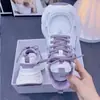 Modelo popular que hace que los pies se vean más pequeños, zapatillas de papá de suela gruesa transpirables de malla para mujer, nuevas zapatillas casuales versátiles y ligeras de verano 2026