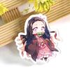 Broche Acrílico de Ghost Blade Dibujos Animados Animación Alrededores Insignia de Estudiante Corazón de Niña Accesorios para Bolsa Colgante Parche