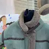Abrigo de niño pelo una terciopelo otoño e invierno nuevo ropa de cuero generación Ruffian chico guapo locomotora terciopelo de cordero fábrica de ropa para niños