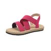 Sandalias de mujer, primavera 2023, nuevas, planas, para estudiantes, romanas, de playa, con suela suave, cruzadas, de talla grande, venta al por mayor