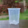 Base de prato redonda para vaso de flores, espessada, transparente, multifuncional, vaso grande de cerâmica para suculentas com recursos de ventilação, drenagem e coleta de água, fácil de usar