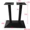 Pé de Mesa Restaurante Ocidental Ferro Fundido Suporte de Aço Inoxidável Loja de Chá de Leite Placa de Rocha Mármore Suporte de Barra Suporte de Pé de Mesa Atacado