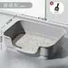 Inodoro para Perros con Valla Alta, Marco de Hierro Extraíble, Arenero para Perros Anti-Salpicaduras, Caja de Arena Grande para Gatos Anti-Fugas Venta al por Mayor
