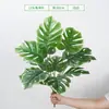 Plantas Verdes de Simulación Nórdica Adornos de Plantas Verdes Flores Artificiales para Sala de Estar Flores Secas Adornos de Planta en Maceta para Escritorio de Oficina Hogar Creativo