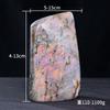 Libro de labradorita natural rosa brillante púrpura claro decoración de archivo piedra original etiqueta mineral piedra desnuda paisaje piedra lunar al por mayor