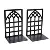 Livro de Design de Portas e Janelas Estilo Europeu Suporte para Livros Tela de Corte de Metal Criativa Estante de Livros Janela Falsa Ornamentos Vazados Decorações