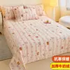 Sábana de terciopelo de leche, pieza única, diseño de dibujos animados infantiles, adecuada para dormitorios de estudiantes, cama individual, forro polar de coral engrosado, sábana de felpa, uso en invierno
