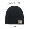 Gorro de Punto con Forro de Lana para Otoño e Invierno para Mujer, Gorro de Esquí Versátil de Estilo Japonés para Circunferencia de Cabeza Grande, Gorro de Lana Grueso Cálido de Moda a Prueba de Frío