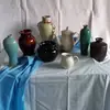 Pintura Natureza Morta Esboço de Natureza Morta Pote de Cerâmica Natureza Morta Conjunto de 10 Peças Esboço com Guache Materiais de Arte