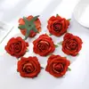 Z Nuevas Rosas de Terciopelo de Alta Gama, Cabezas de Flores de Rosa Artificiales, Accesorios para Ropa de Ramillete DIY, Materiales Florales al por Mayor, Flores Falsas