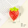 Acessórios para Joias DIY Resina Desenho Animado Frutas Grandes Transparentes Cola de Creme Artesanal Ímã de Geladeira Grampo de Cabelo Acessórios de Cabelo Decoração