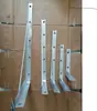 Soporte de cruceta de alambre cable de alambre aislador de porcelana aéreo exterior pared en forma de L fijación energía soporte en forma de 7 trípode