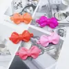 Estilo Coreano para Bebês Desenho Animado Pequeno Grampo de Cabelo Laço Acessórios de Cabelo Grampo de Cabelo de Princesa Plástico Grampo de Cabelo Infantil Joias Atacado
