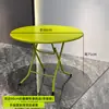 Mesa Plegable Redonda Pequeña de Acero Inoxidable para Casa de Alquiler para Comer y Tareas Mesa Cuadrada para Puesto Exterior