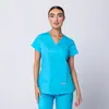 Trajes Quirúrgicos de Manga Corta para Primavera y Verano Transfronterizos, Conjuntos Separados para Hombres y Mujeres, Batas Quirúrgicas, Batas de Aislamiento Hospitalario, Uniformes de Doctor y Enfermera