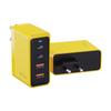 Cargador PD de nitruro de galio de 100 W, nuevo adaptador PD británico 2A2C, carga directa PD para computadora de alta potencia de 100 W