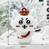Chaveiro Pingente Estilo Cartoon Japonês Chiikawa Usagi Hachiware Ornamento de Borracha Macia