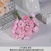 Pequeño Ramo Artificial de Rosas 27 Cabezas de Flores Pequeña Peonía Artificial Flor de Fotografía Accesorios Ramo de Novia Muebles para el Hogar