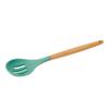 Espátula de silicona personalizada con mango de madera, juego de utensilios de cocina de silicona, cuchara sopera con mango de madera, espátula para cocinar, juego de utensilios de cocina de silicona de 12 piezas