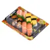 Caixa de sushi descartável Sanze Sanzhuo caixa inteira de supermercado caixa de embalagem para viagem caixa de embalagem para sashimi de salmão