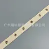 Cinta de Ojalillos de Cuero, Cinta de Borde Decorativo Perforado de Cuero, Nueva Cinta de Tira de Cuero PU con Ojalillos de Colores, Accesorios para Ropa