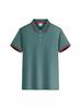 Camisa tipo polo de algodón con perlas, manga corta, cuello con solapa, ropa para grupo, ropa de trabajo, ropa de clase, logo estampado, unisex, casual
