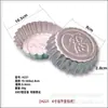 Molde para Pastel Fuzi Palabra Feliz de 4 Pulgadas Molde para Pastel Borde de Dientes Molde de Aluminio para Queso Gelatina Molde para Pastel Anodizado