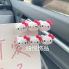 Lindo pasador de Hello Kitty, traje de cuerda para el cabello, banda elástica pequeña para novio, novias, pulsera, cuerda para el cabello de chica dulce