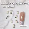 Série Floral Colorida Acessórios de Liga para Nail Art Decorações de Unha Flor Tulipa Decoração DIY