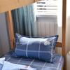 Funda de almohada de algodón puro Funda para relleno de almohada Funda de almohada 100% algodón Dormitorio de estudiante Algodón agradable a la piel Funda de almohada tipo sobre Tamaño grande Ropa de cama