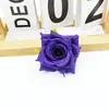 Rosa Orvalho Flor Artificial Materiais DIY Acessórios para Pente de Noiva Flor Falsa Rosa com Borda Enrolada em Estoque