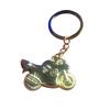 Fábrica + regalo de personalidad creativa directa llavero de metal llavero de motocicleta plana para hombre