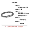 Pulsera Creativa Hecha a Mano con Escamas de Dragón Estilo Chino para Hombres, con Cuentas de la Fortuna, Tendencia Nacional Personalizada, Diseño Retro y Sencillo