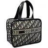 Internet Celebrity Ins Houndstooth Saco Cosmético R Letra Estilo Coreano Saco de Armazenamento de Cosméticos Moda Portátil Grande Capacidade Múmia Bolsa
